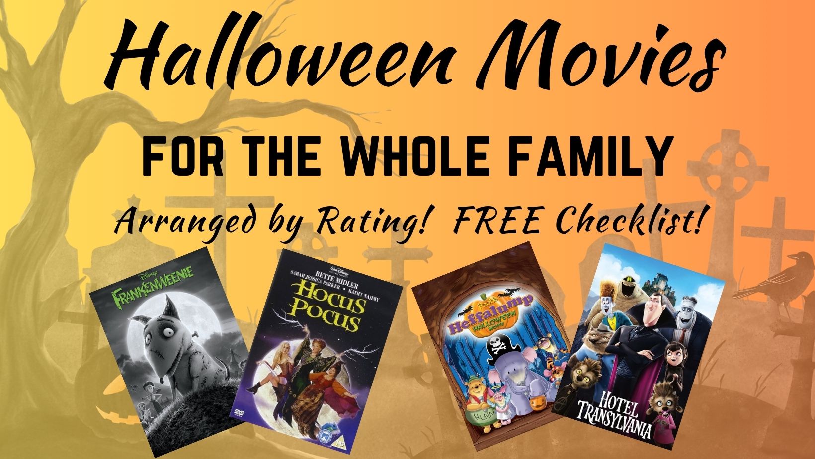 Top 23 Family Halloween Movies: Clean Movies for Halloween Movie Night