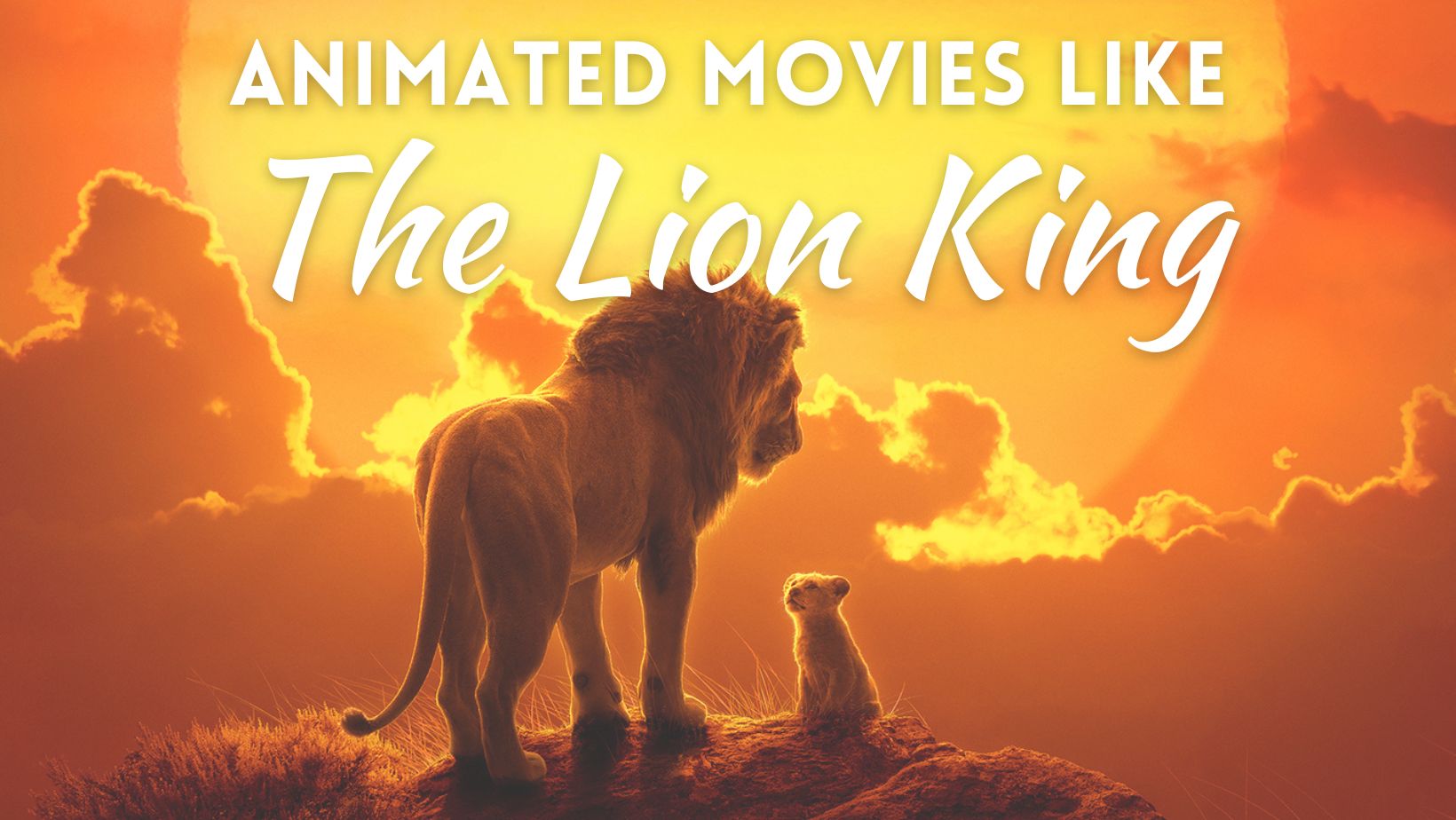 animated movies like the lion king