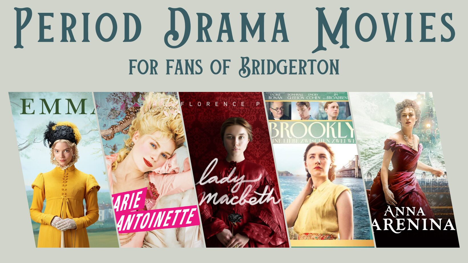 period drama movies like bridgerton