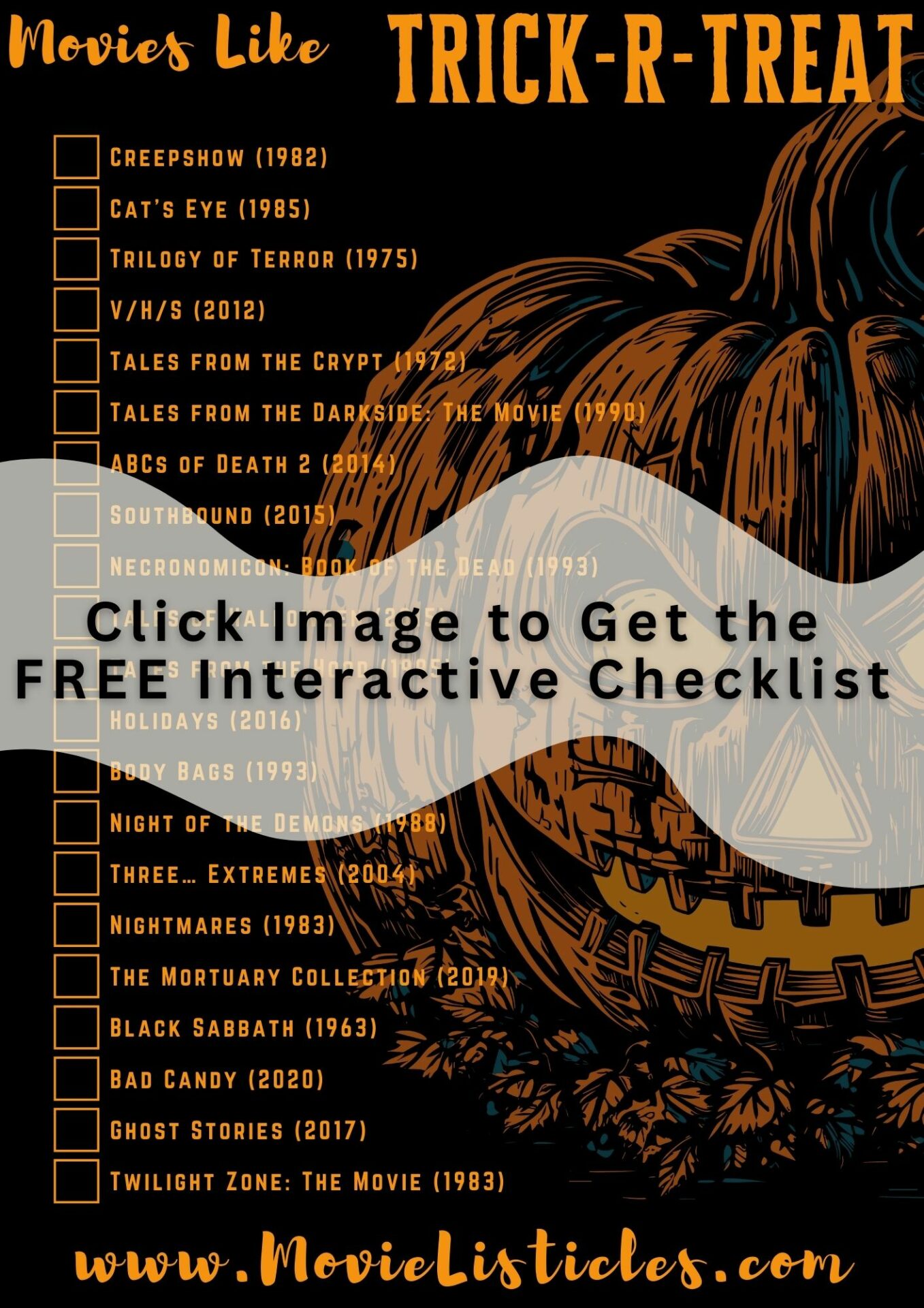 anthology horror movies like trick-r-treat checklist