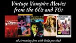 vintage vampire movies from the 60s and 70s