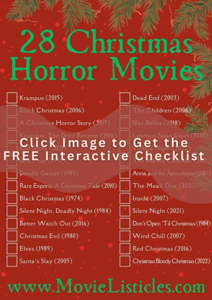 christmas horror movies checklist