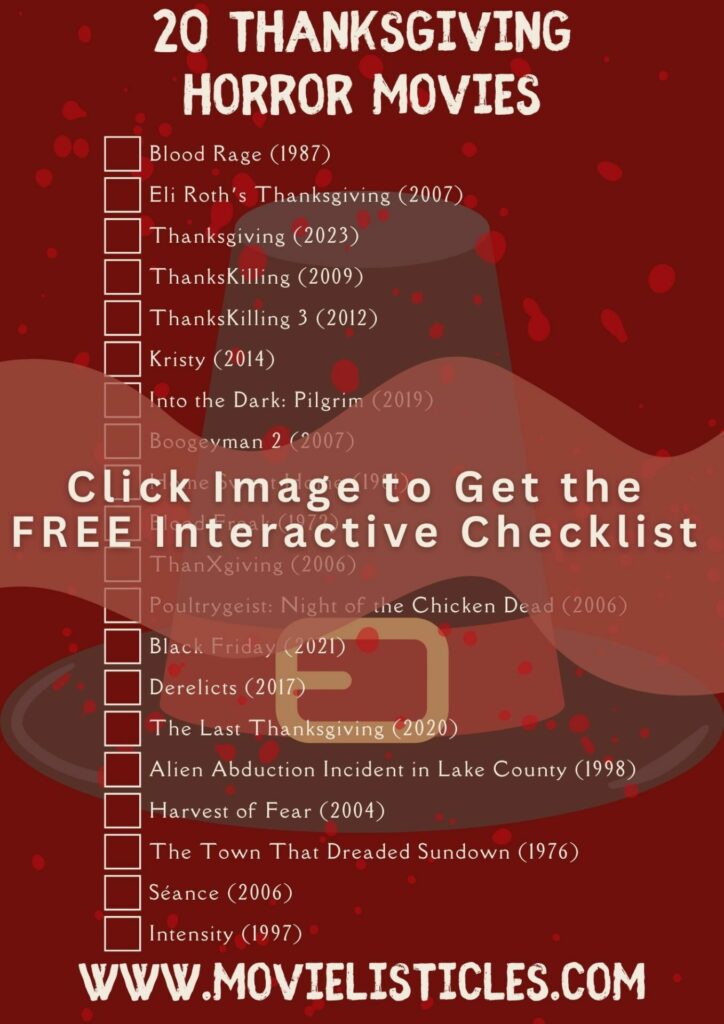 thanksgiving horror movies checklist