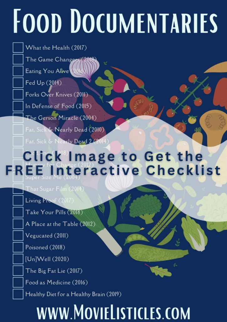 health documentaries about food checklist