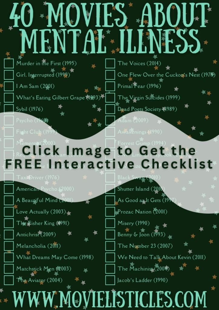 movies about mental illness checklist