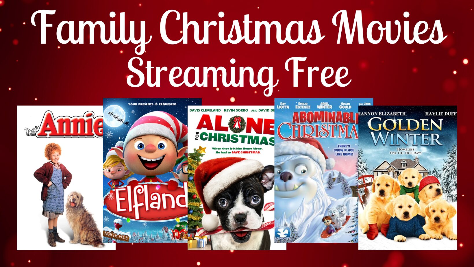 A List of Family Christmas Movies Streaming Free