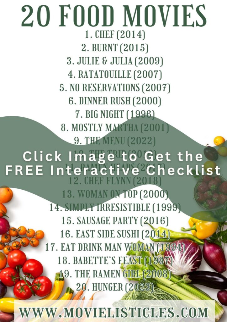 food movies checklist