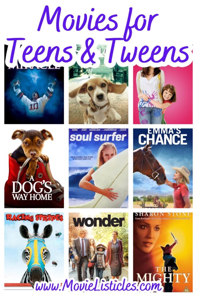 Movies with Positive Messages for Teens, Tweens and Young Adults