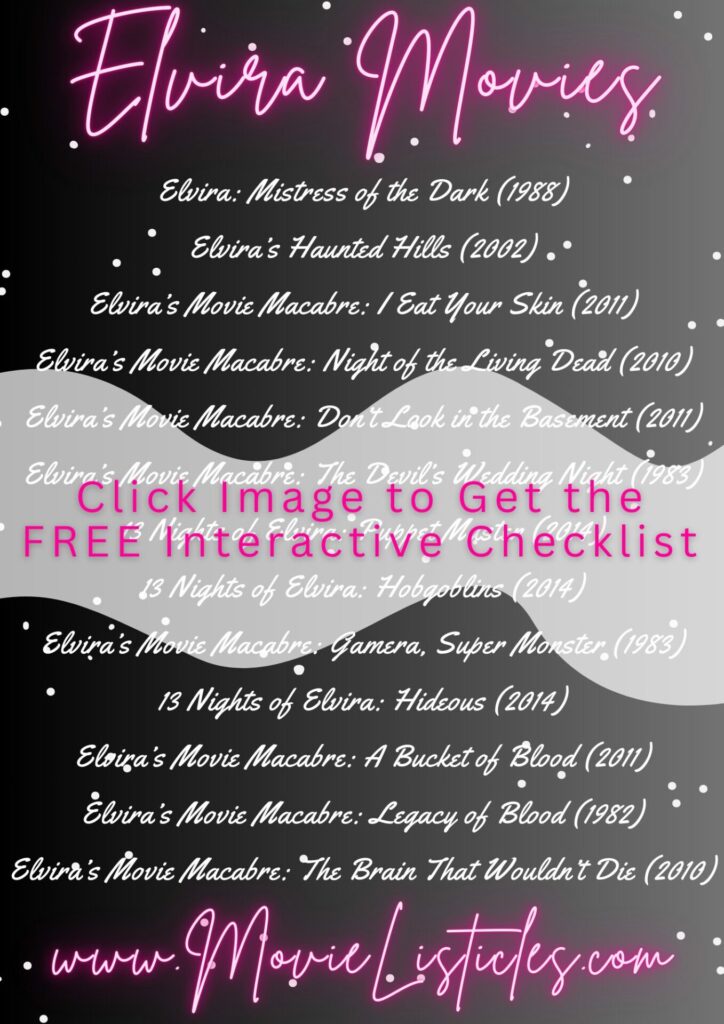 Elvira Movies Streaming Free Checklist