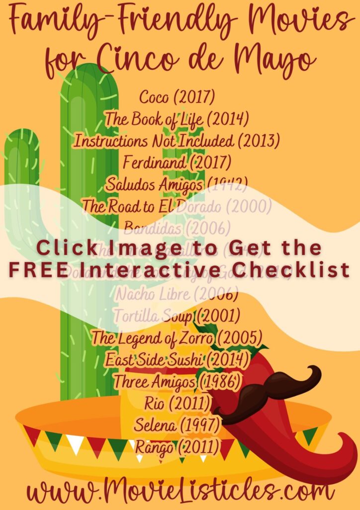 family-friendly cinco de mayo movies checklist