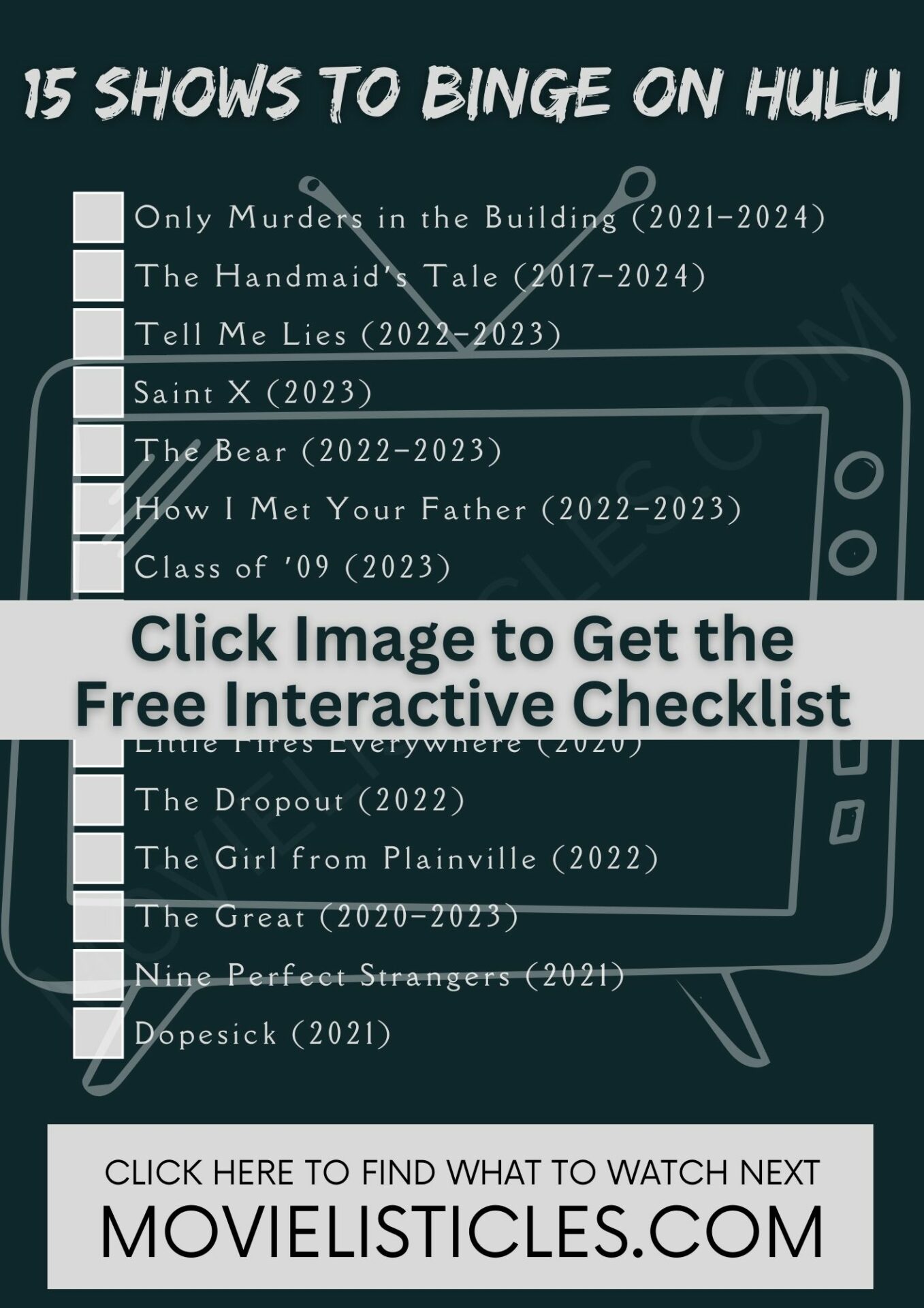 hulu shows checklist